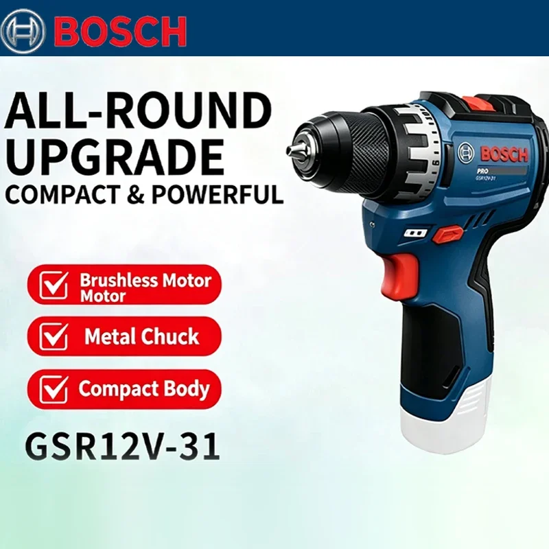 Torque Wrench - Bosch GSR 12V-31 Brushless Electric Drill
