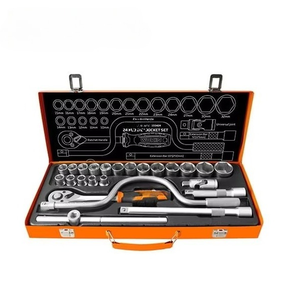 Socket Set - 155424 24pcs 1/2in Tool Wrench Tools