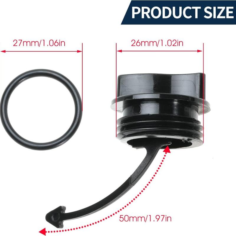 Spark Plug - 1/4 Sets Black Drain Plug With