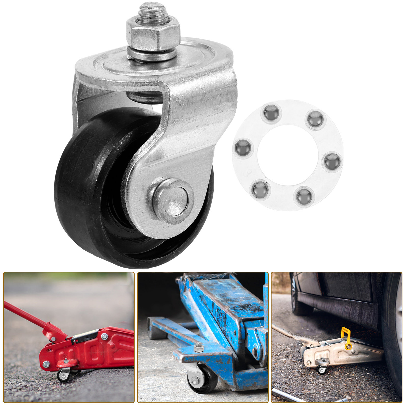 Car Jack - Replacement Caster Wheels for 2 Ton