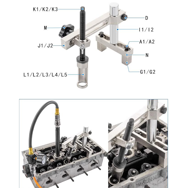 Cylinder Head Service Set Tool - đánh giá và giá Spring Compressor Tool