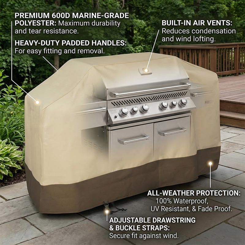600D Outdoor BBQ Grill Cover C - đánh giá và giá Spark Plug