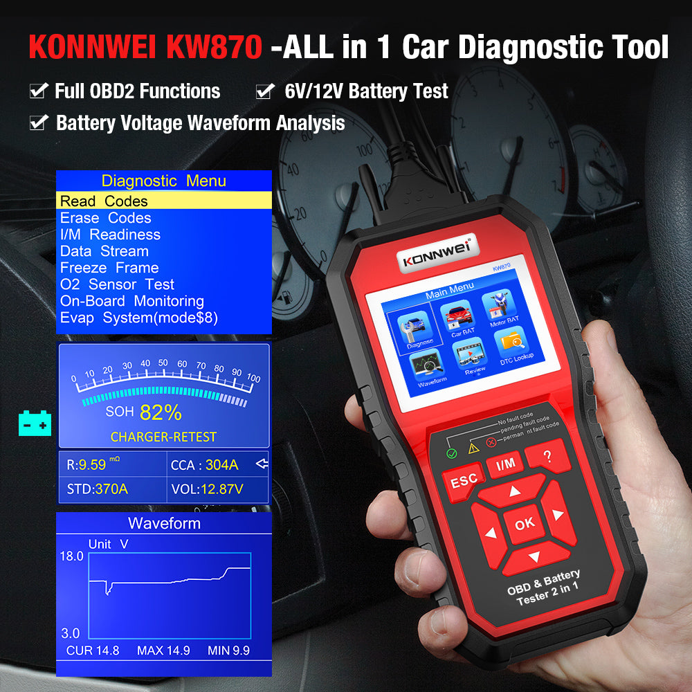 new All in 1 Full Function OBD - đánh giá và giá Car Diagnostic Tool