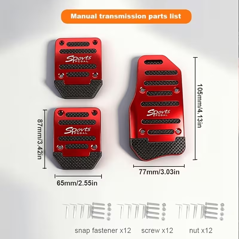 2/3PCS Car Pedal Cover Set Man - đánh giá và giá Brake Pad Set