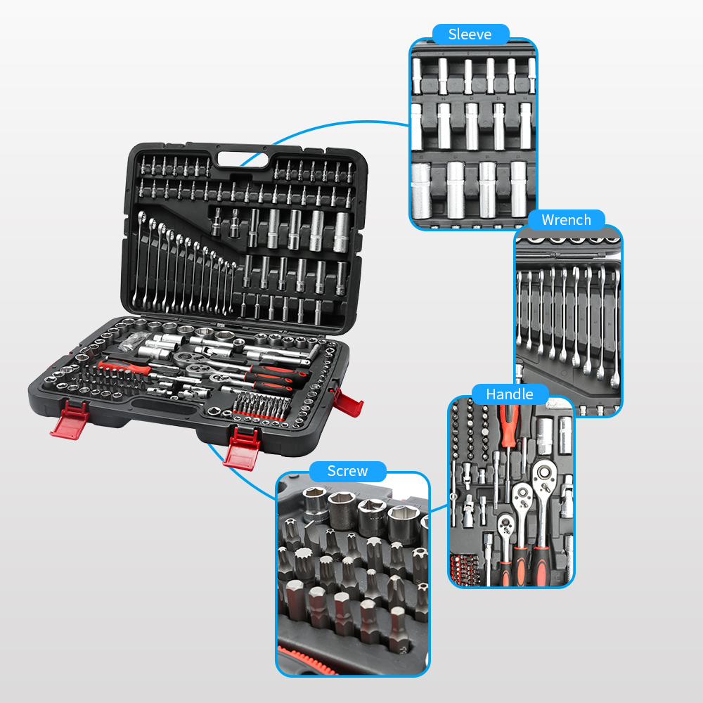 215 PCS Mechanic Tool Set Sock - đánh giá và giá Socket Set