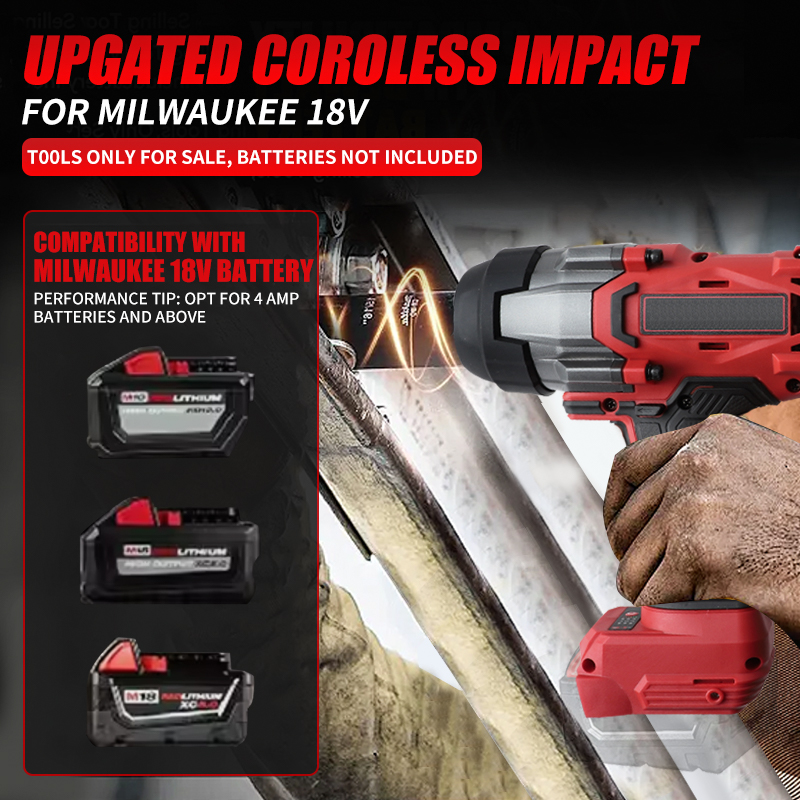 Cordless Impact Wrench 1/2 inc - đánh giá và giá Torque Wrench