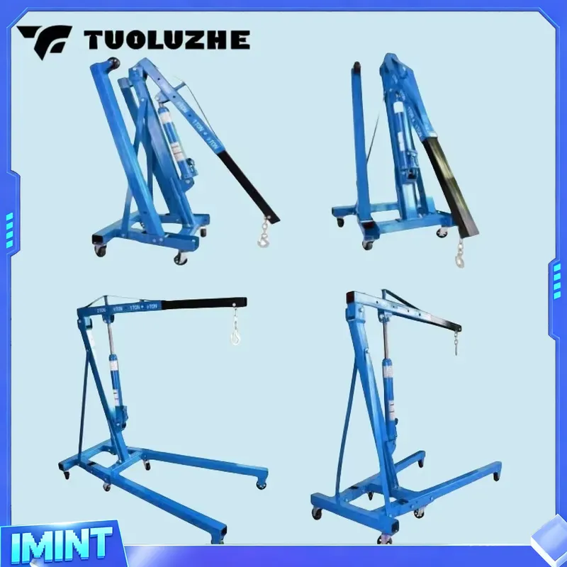 2-ton Foldable Blue Car Engine - đánh giá và giá Car Lift