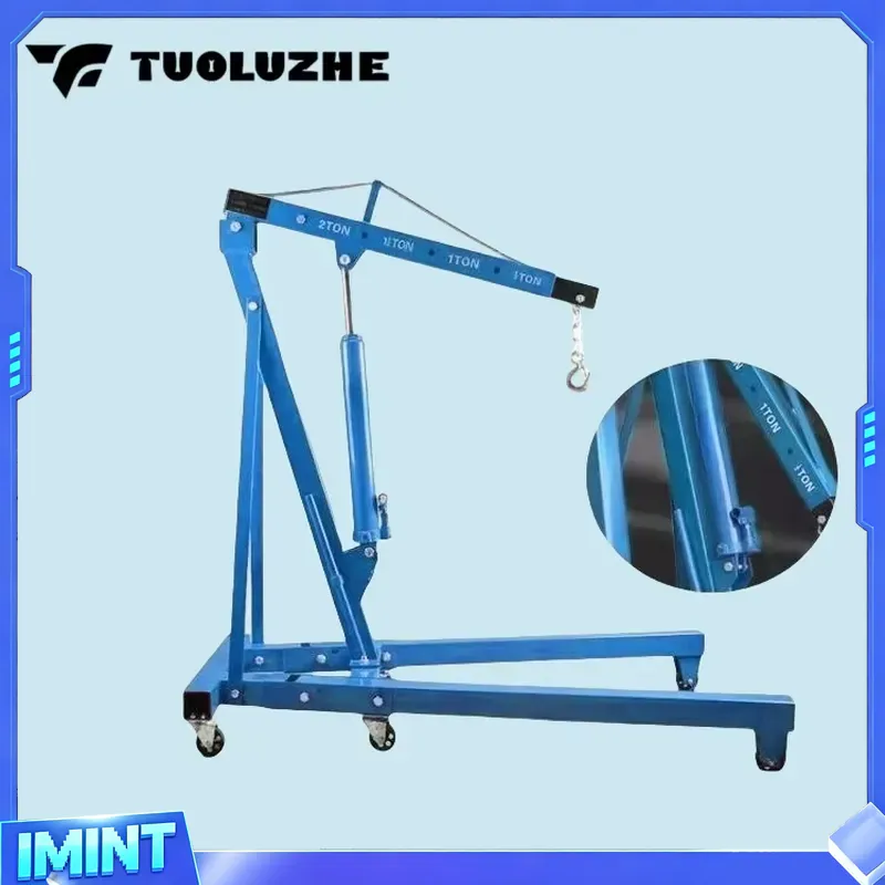 2-ton Foldable Blue Car Engine - đánh giá và giá Car Lift